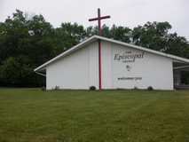 Episcopal/Anglican church with sign 